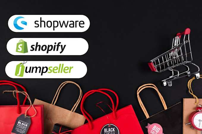 setup shopify store jumpseller store shopware store