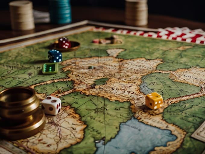 create fantasy, retro and vintage maps for board games