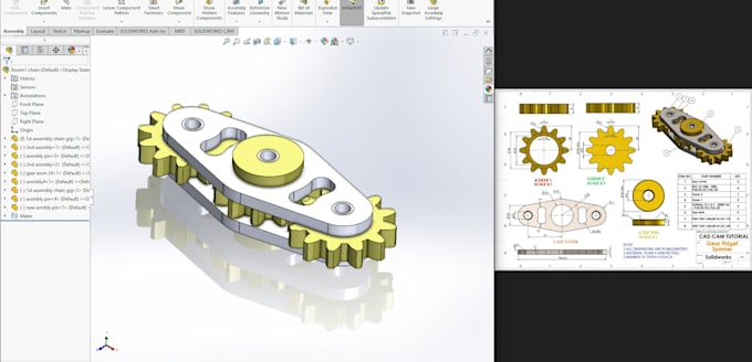 turn your 2d sketch into 3d realistic model with animation and exploded view