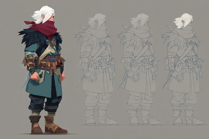 make a 2d game characters and game assets