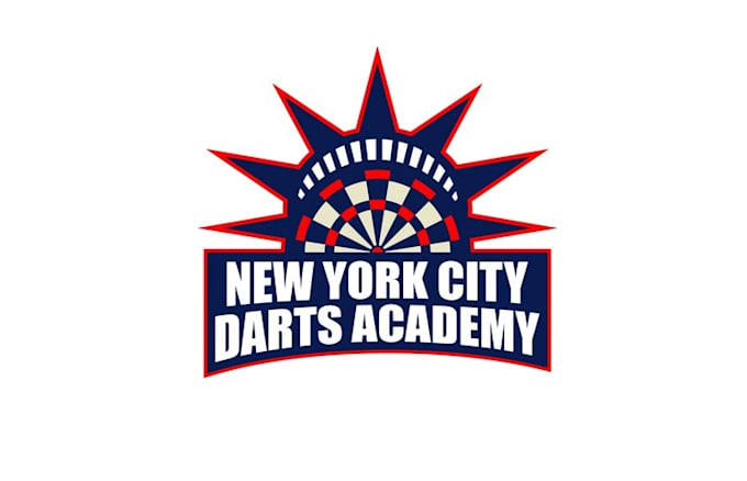 design awesome darts academy logo