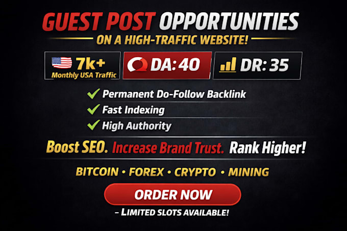 publish a crypto related article on a high authority blog