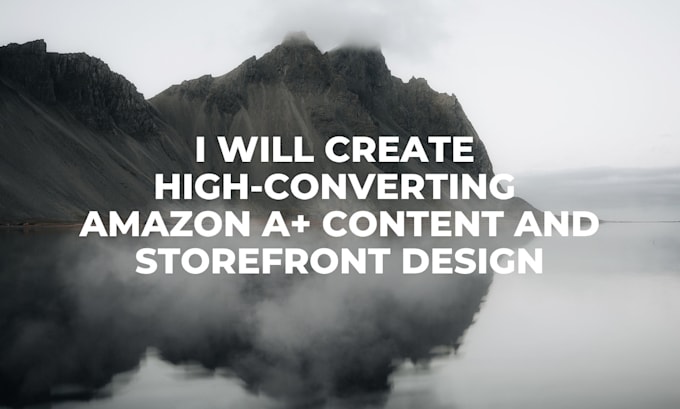 design high quality amazon a plus content and storefront