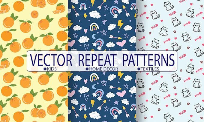 design unique seamless pattern for textile fabric and surface print