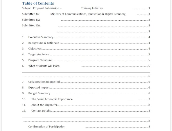 write project proposals for you