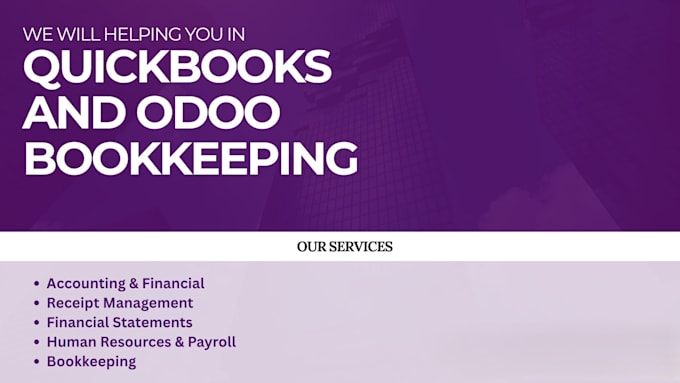do bookkeeping on quickbooks and oddo