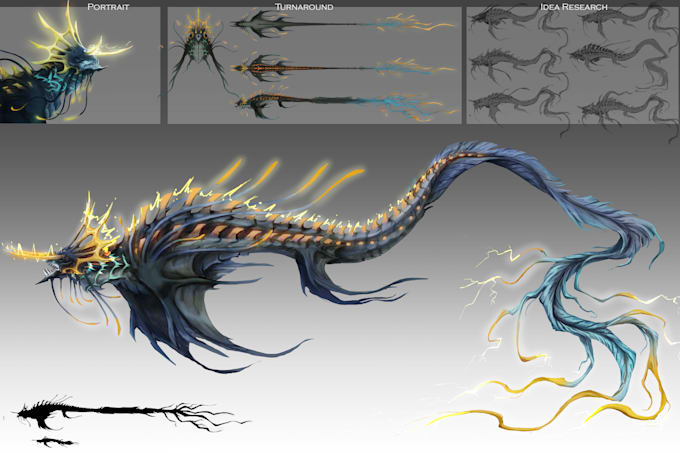concept characters, creatures and props for game, book, dnd