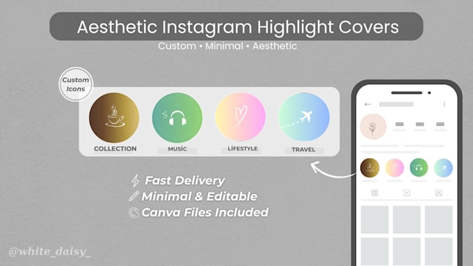 aesthetic instagram highlight covers