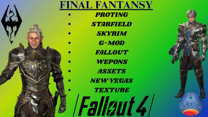 Edit, create, or port mods for ffxiv, skyrim, fallout 4, gmod, and ...