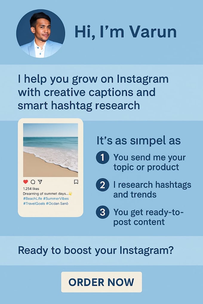 write catchy instagram captions with hashtag research