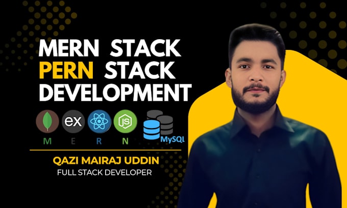 Develop full stack web app using react js node js mongodb and mysql by ...