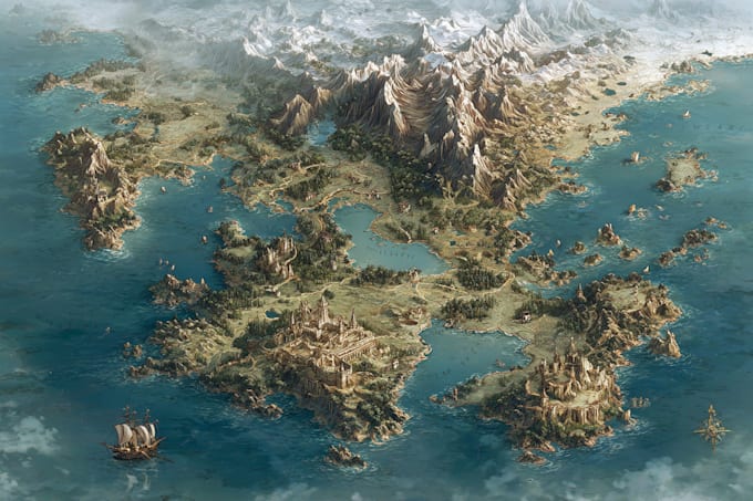 do map illustration map design fantasy map maker cartography
