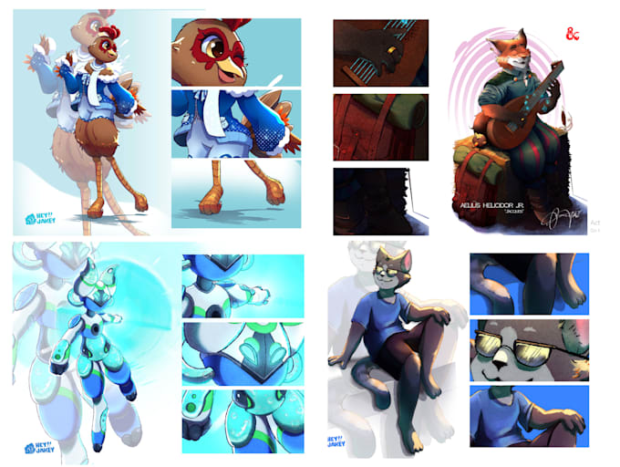 do a furry art commission