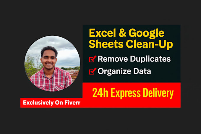 clean format and fix your excel or googlesheets data
