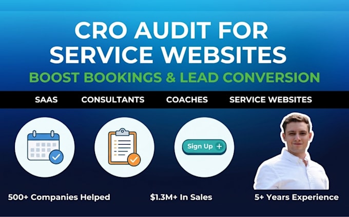 do a website cro audit for your saas, coaching or service business