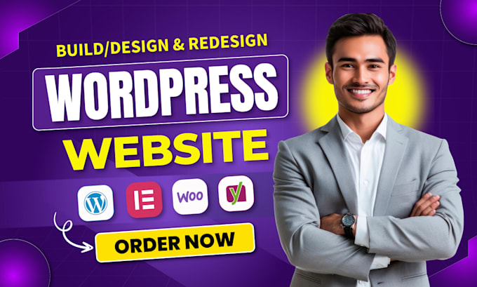 build wordpress website, website development, website design for your business