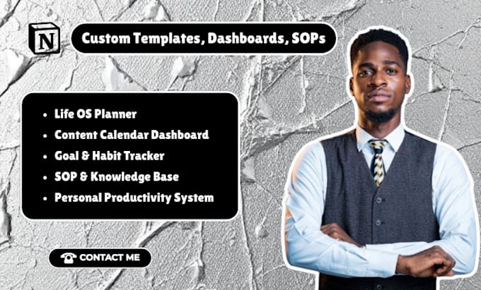 create custom notion templates dashboards and sop documentation finance tracker