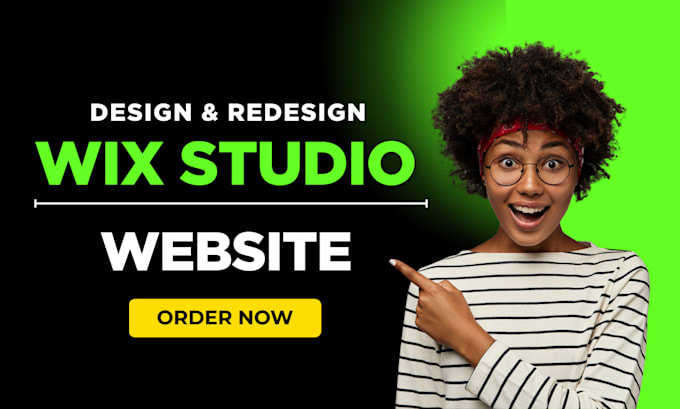 design a modern wix studio website using wix studio