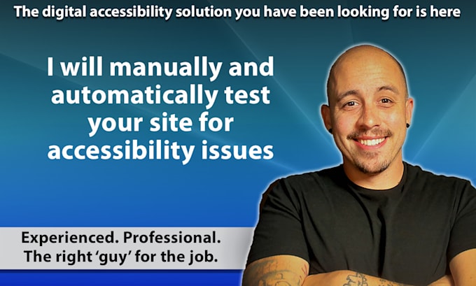 test your site for accessibility issues