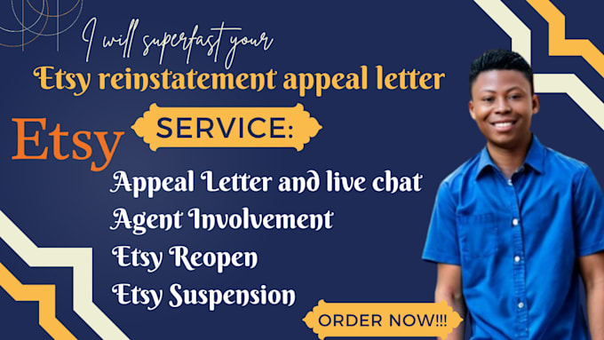 create etsy appeal letter and get your shop back fast