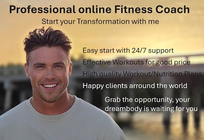 create a custom workout plan and be your fitness coach