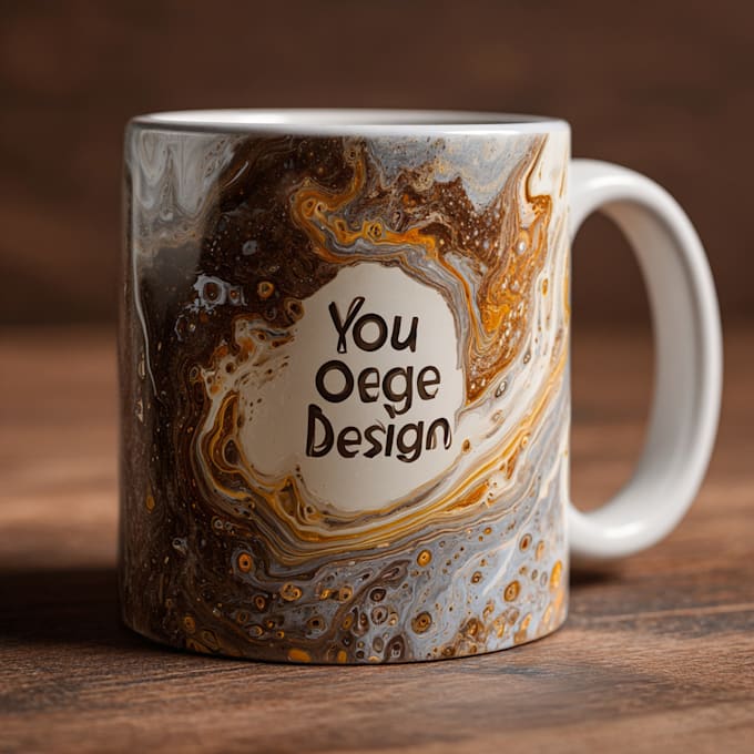 do awesome unique trendy custom tumbler, coffee mug design