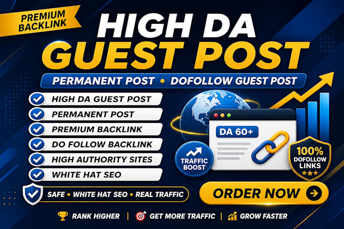 do high da guest post with dofollow backlinks