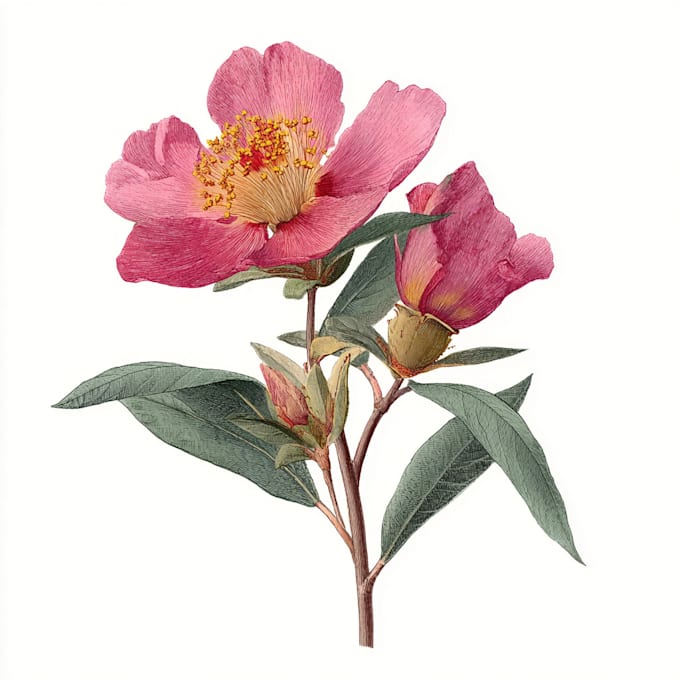 draw animal and botanical illustrations