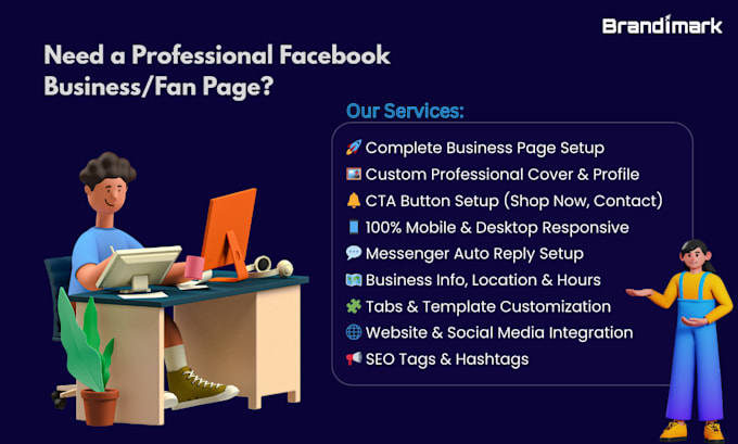 create, customize your facebook business page for branding