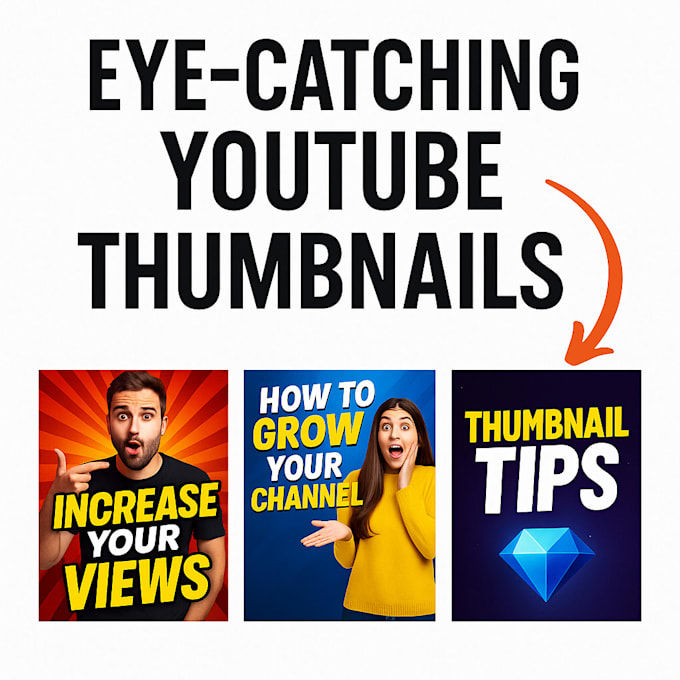 design professional youtube video thumbnails