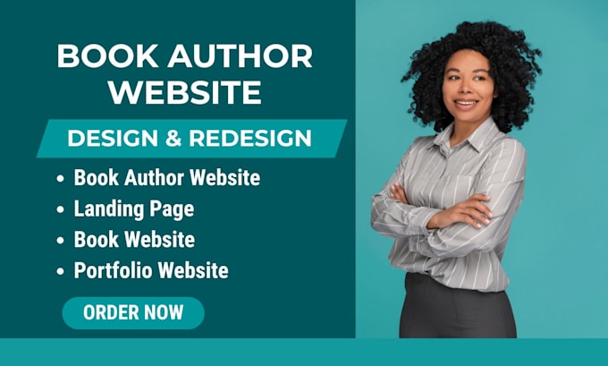 design book author website, ebook website,author website, portfolio website