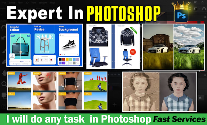 do ecommerce product photo editing, retouching in photoshop