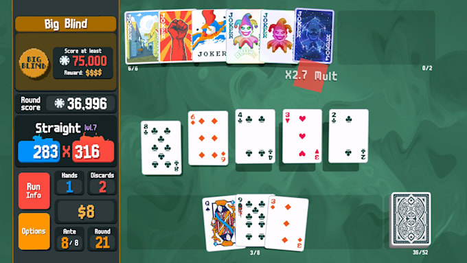 develop a 2 to 4 player online multiplayer card game