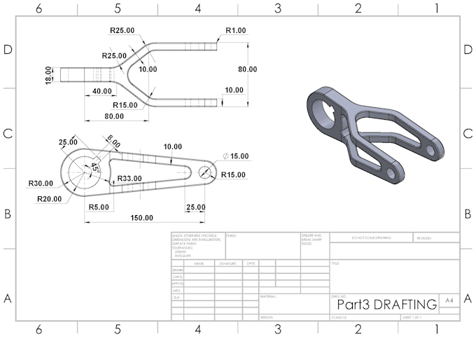 Convert 2d drawings or sketches into 3d cad models in solidworks by ...