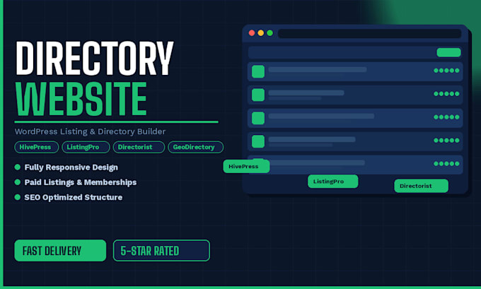 build a professional wordpress directory website with hivepress, listingpro