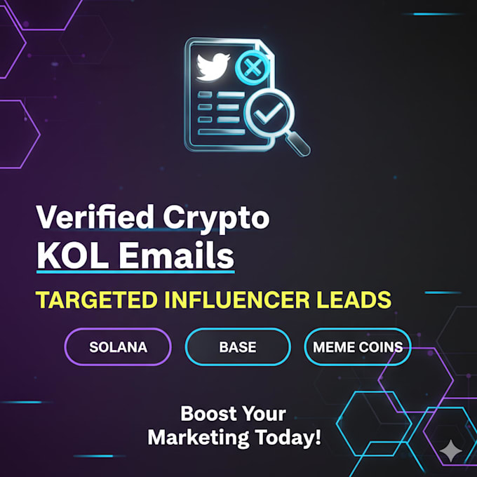 find verified twitter email ids of crypto kols
