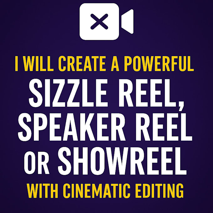 Create a powerful sizzle reel, speaker reel, or show reel with ...