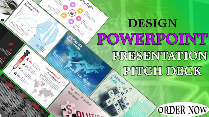 Design custom powerpoint presentation by Vcfire | Fiverr