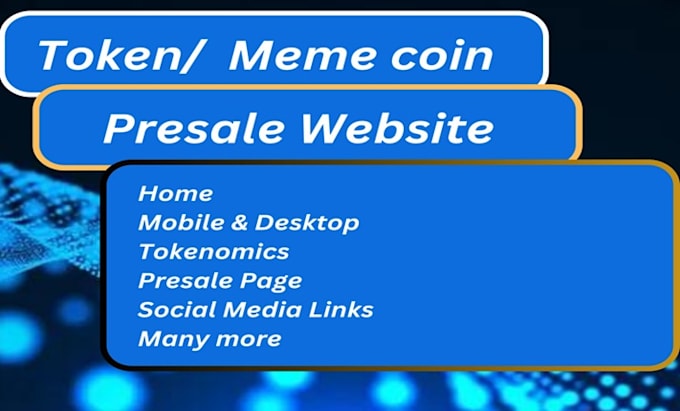 develop erc20 bep20 token smart contract and professional token website
