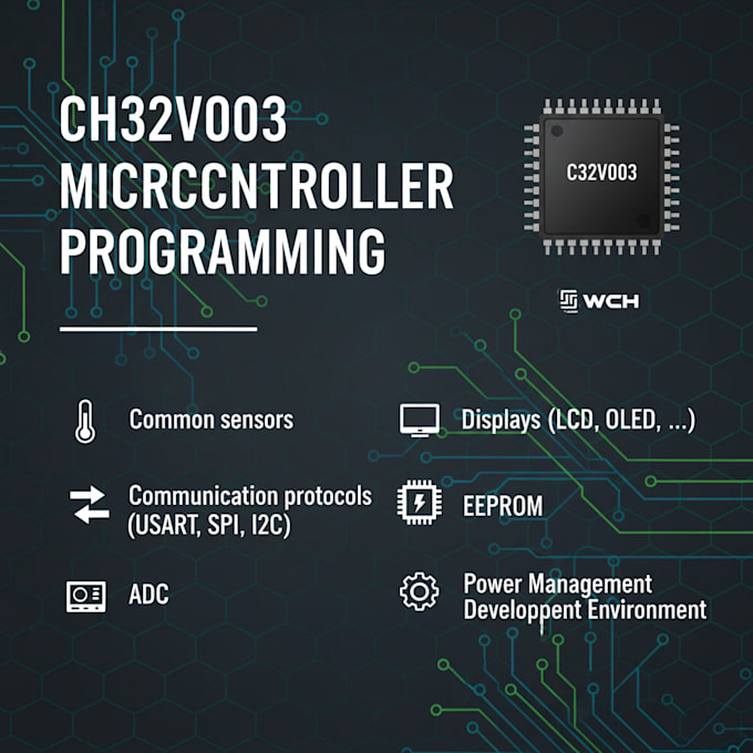 program arduino esp ch32v003 embedded systems projects