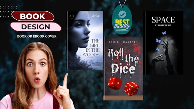 design professional book cover or ebook cover