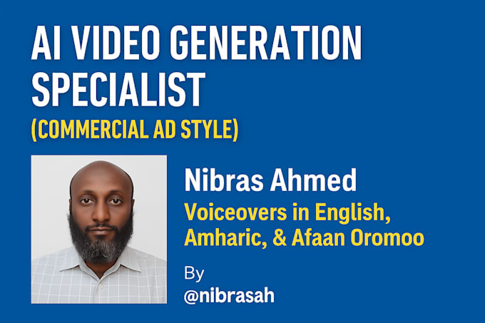 create ai video generation specialist