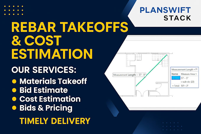 do accurate concrete and rebar takeoffs and cost estimation