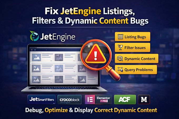 fix jetengine listings, filters and dynamic content bugs