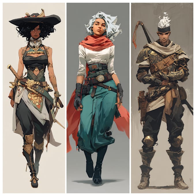 do character designs of your oc