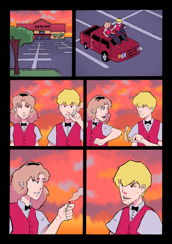 draw a comic book for your script