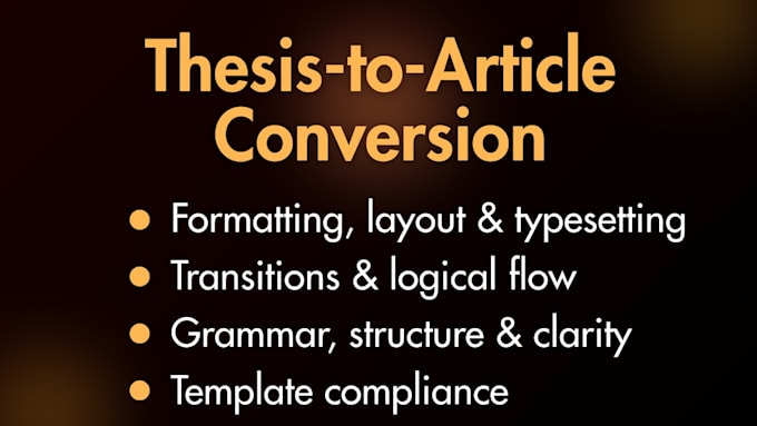 convert thesis dissertation to mdpi, ieee, springer lncs ccis, elsevier, acm