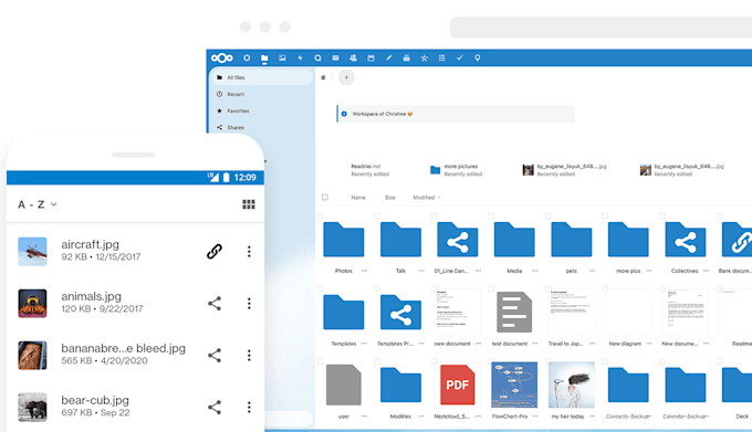 setup nextcloud along with openoffice and android app