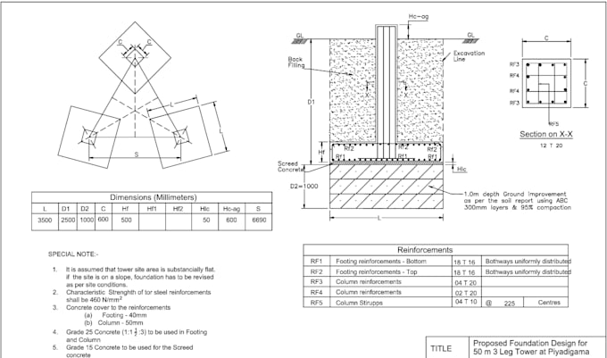 do teleco tower structural design