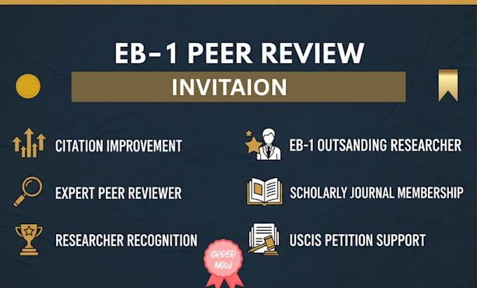 peer review invite and membership for eb1 requirements